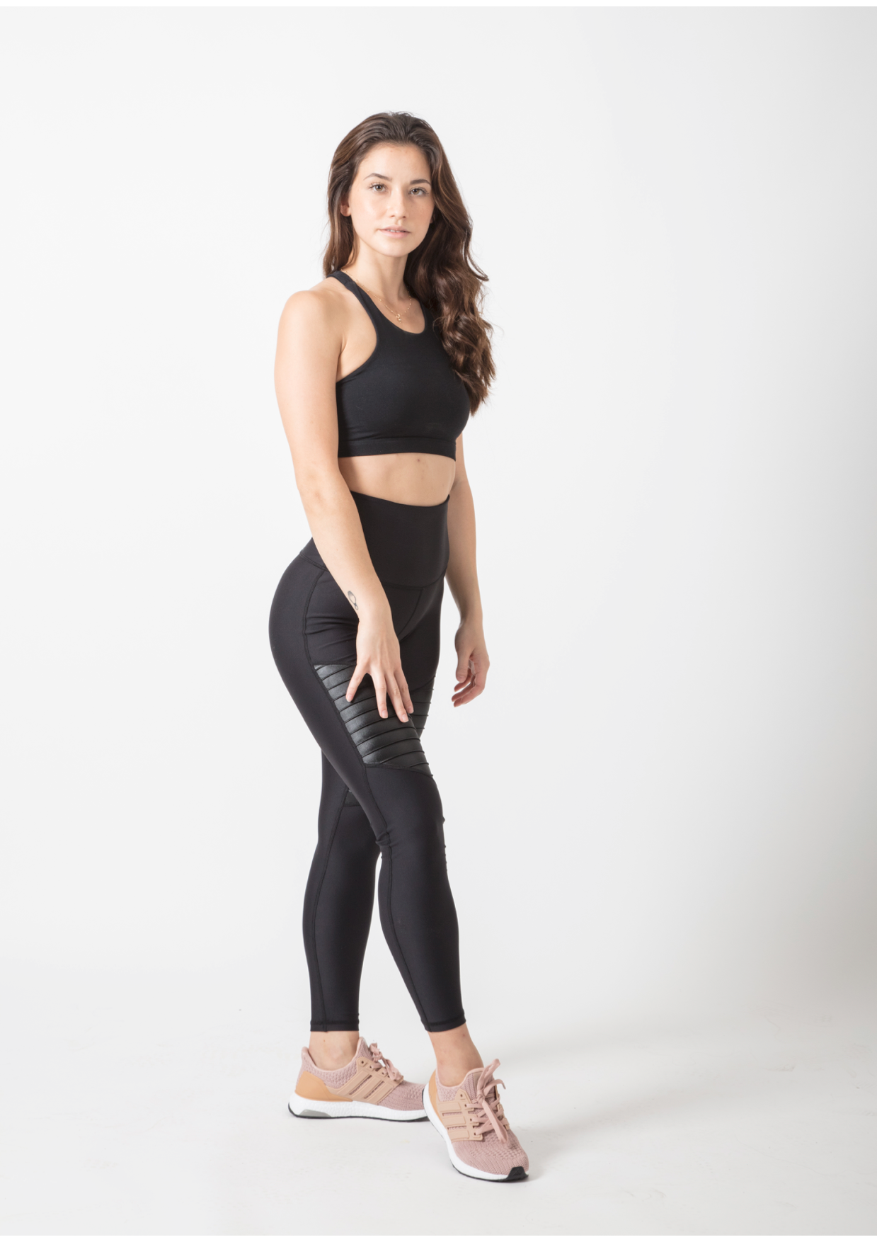 Onzie hot yoga Moto Pant Legging Black/Pebbles– Fitness Fashions