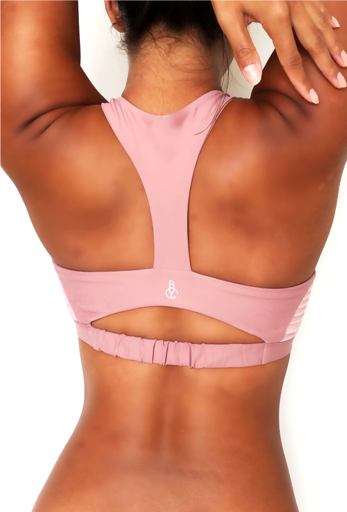 Dusty pink Sports bra